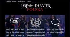 Desktop Screenshot of dream-theater.pl