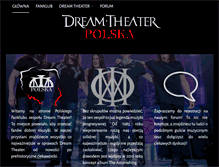 Tablet Screenshot of dream-theater.pl